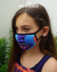 KIDS FORM FITTING MASK: ASTRO BUBBLE
