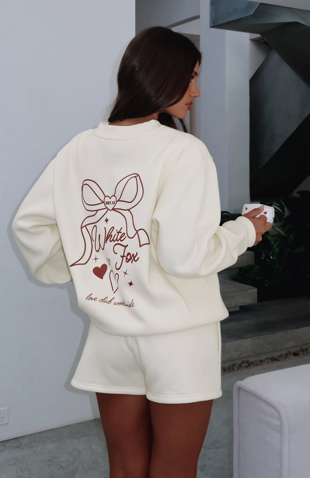 Love You Forever Oversized Sweater Cream