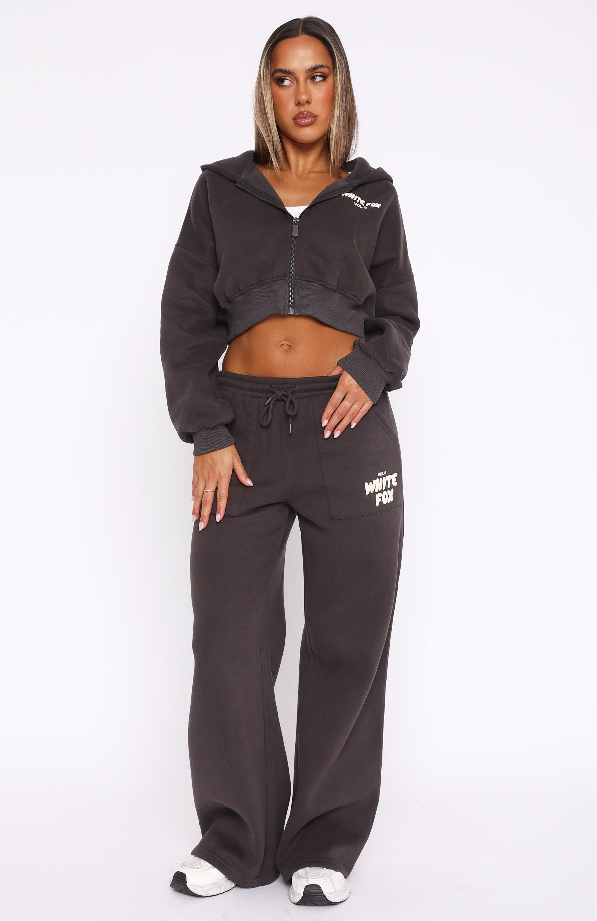 Offstage Wide Leg Sweatpants Shadow