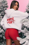 Christmas Feeling Oversized Hoodie Grey Marle