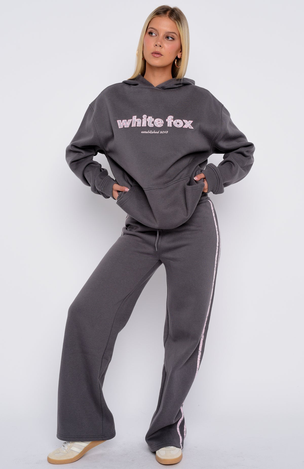 Gave You Everything Wide Leg Sweatpants Volcanic