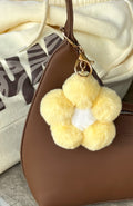 Petal Keychain Yellow/White
