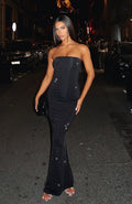 Platinum Maxi Dress Black